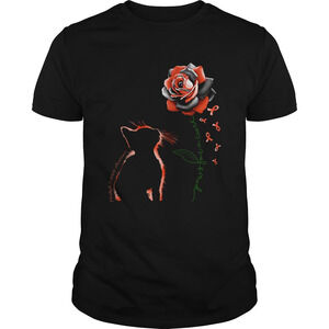 Love For A Cure Awareness Roses Cat Shirt